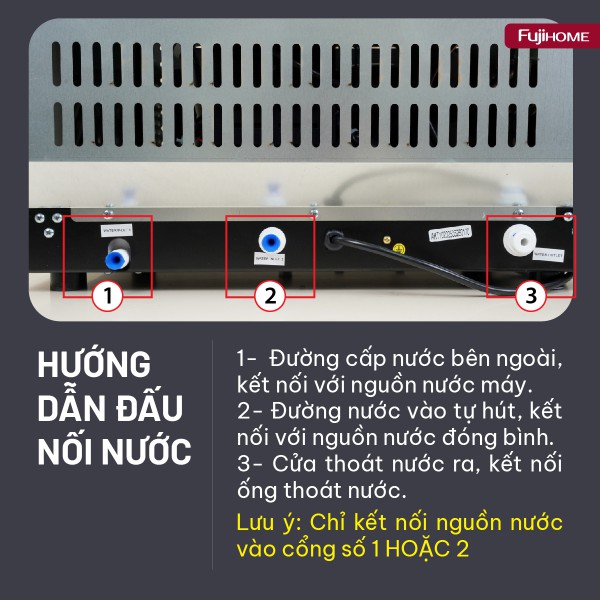 Hình ảnh chi tiết Máy làm đá thương mại kèm lọc nước UF Fujihome IM70C - Ảnh số 11