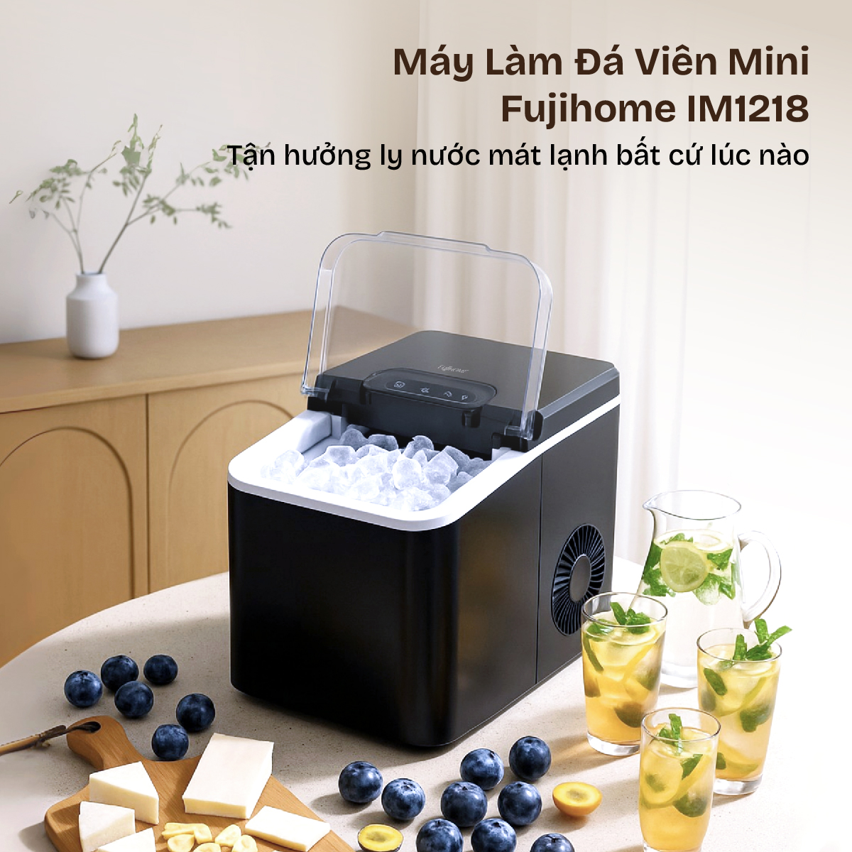Hình ảnh chi tiết Máy làm đá viên mini Fujihome IM1218 - Ảnh số 15