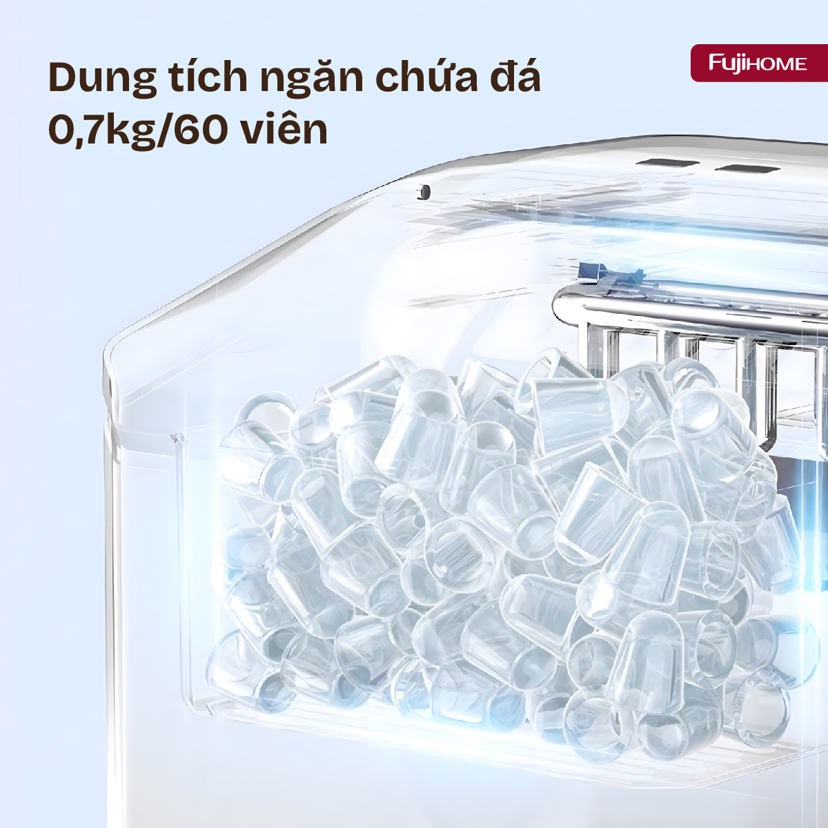 Hình ảnh chi tiết Máy làm đá viên mini Fujihome IM1218 - Ảnh số 20
