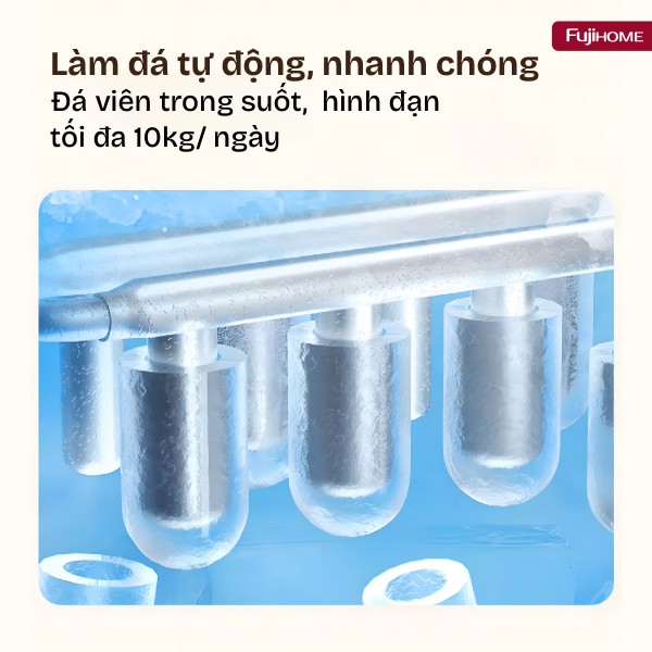 Hình ảnh chi tiết Máy làm đá viên mini Fujihome IM1218 - Ảnh số 4