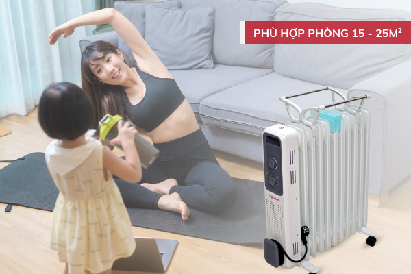 Hình ảnh chi tiết Máy sưởi dầu FUJIHOME OH8411 - Ảnh số 14