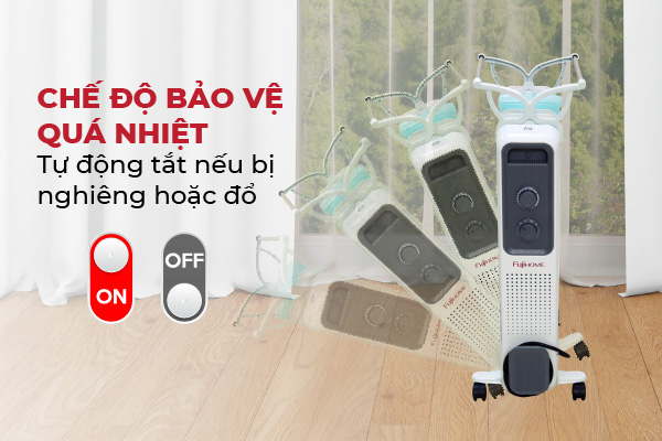 Hình ảnh chi tiết Máy sưởi dầu FUJIHOME OH8411 - Ảnh số 17