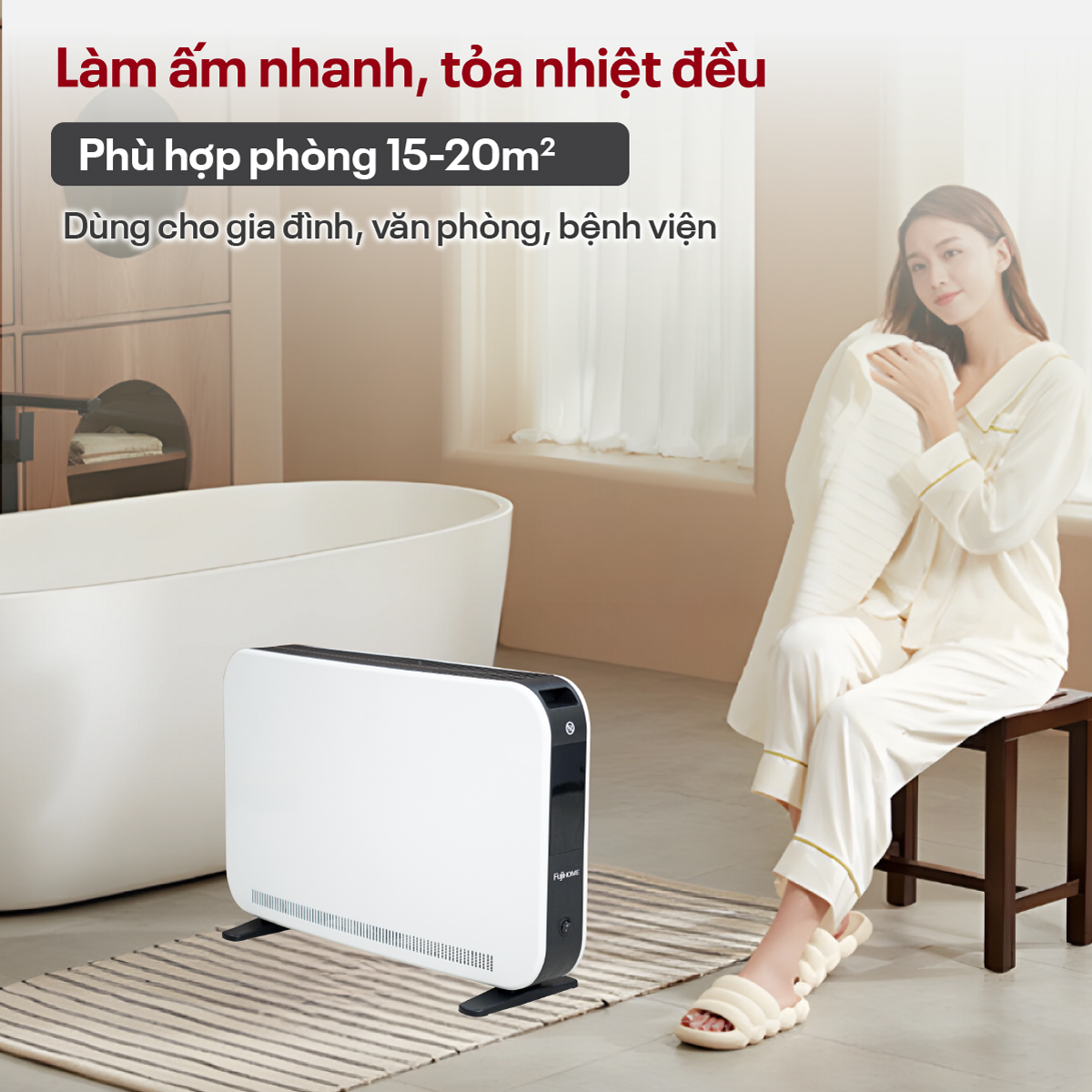 Hình ảnh chi tiết Máy sưởi đối lưu Fujihome CH7320 - Ảnh số 19
