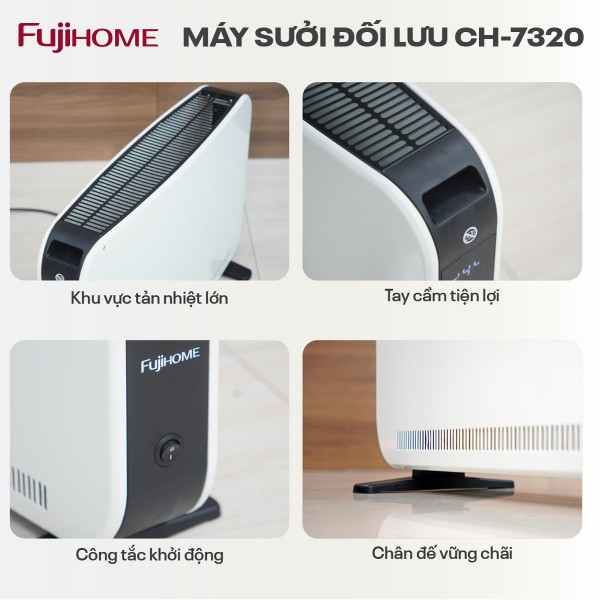 Hình ảnh chi tiết Máy sưởi đối lưu Fujihome CH7320 - Ảnh số 10