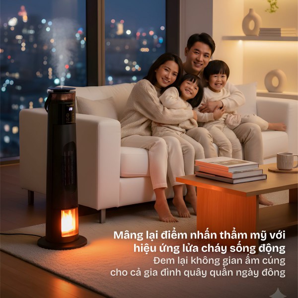 Hình ảnh chi tiết Thiết bị sưởi để sàn làm nóng bằng gốm Fujihome FH3303B - Ảnh số 15