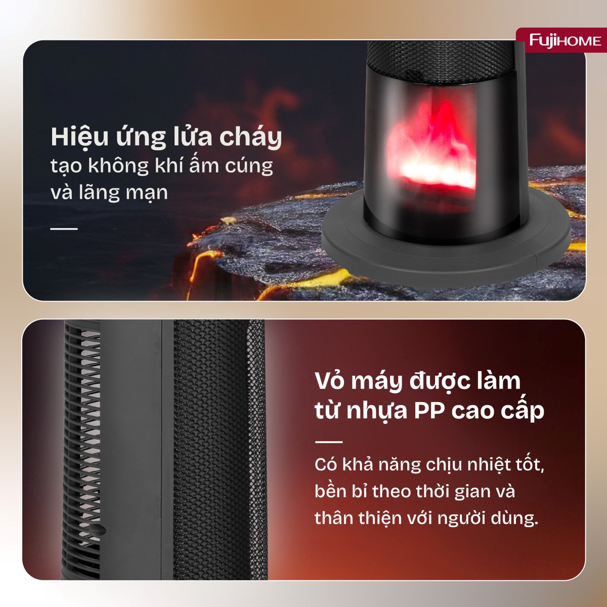 Hình ảnh chi tiết Thiết bị sưởi để sàn làm nóng bằng gốm Fujihome FH3303B - Ảnh số 27