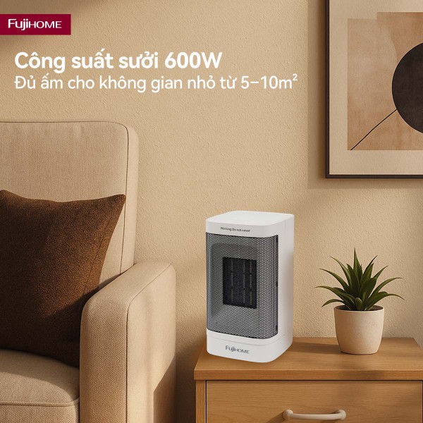 Hình ảnh chi tiết Máy sưởi gốm mini Fujihome FH600 - Ảnh số 4