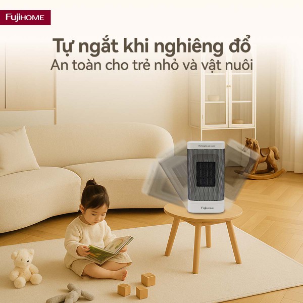 Hình ảnh chi tiết Máy sưởi gốm mini Fujihome FH600 - Ảnh số 10