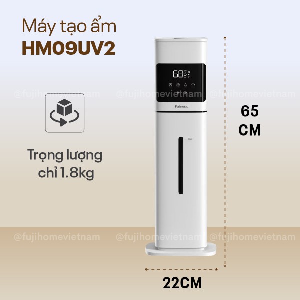 Hình ảnh chi tiết Máy Tạo Ẩm Xông Tinh Dầu khử khuẩn UV Fujihome HM09UV2 (IMEI) - Ảnh số 8