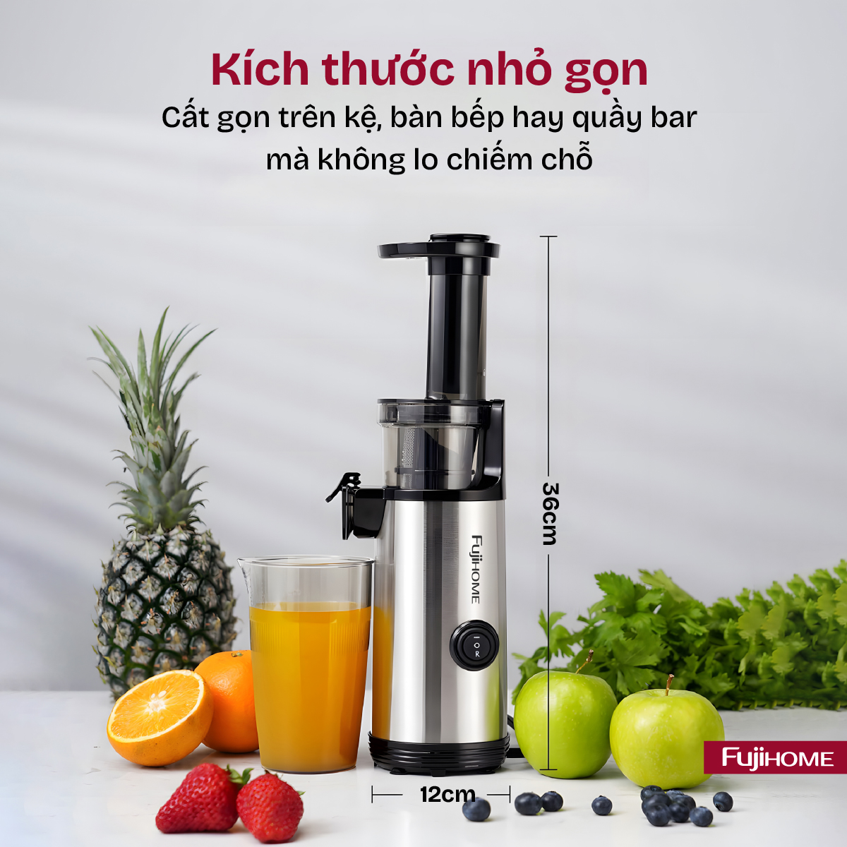 Hình ảnh chi tiết Máy ép chậm mini Fujihome SJ08 - Ảnh số 14