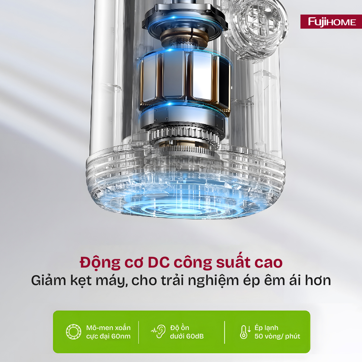 Hình ảnh chi tiết Máy ép chậm mini Fujihome SJ08 - Ảnh số 15