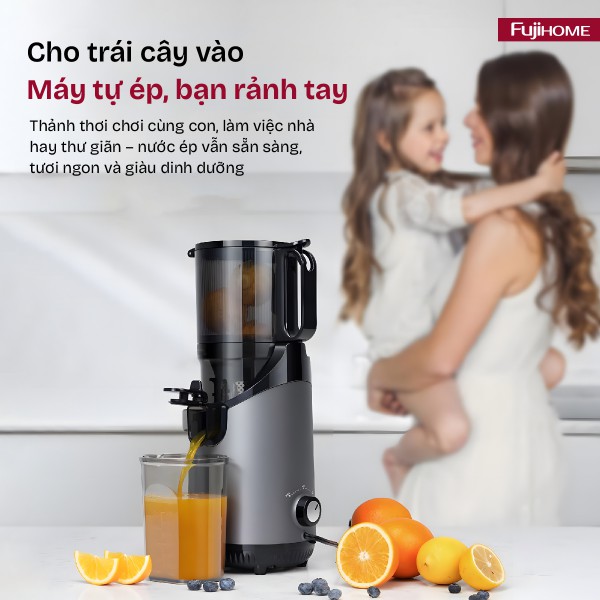 Hình ảnh chi tiết Máy ép chậm nguyên quả Fujihome SJ16 - Ảnh số 2