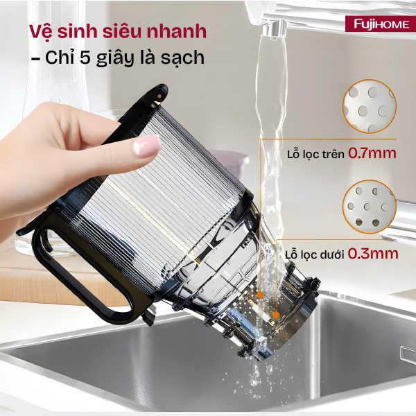 Hình ảnh chi tiết Máy ép chậm nguyên quả Fujihome SJ16 - Ảnh số 12