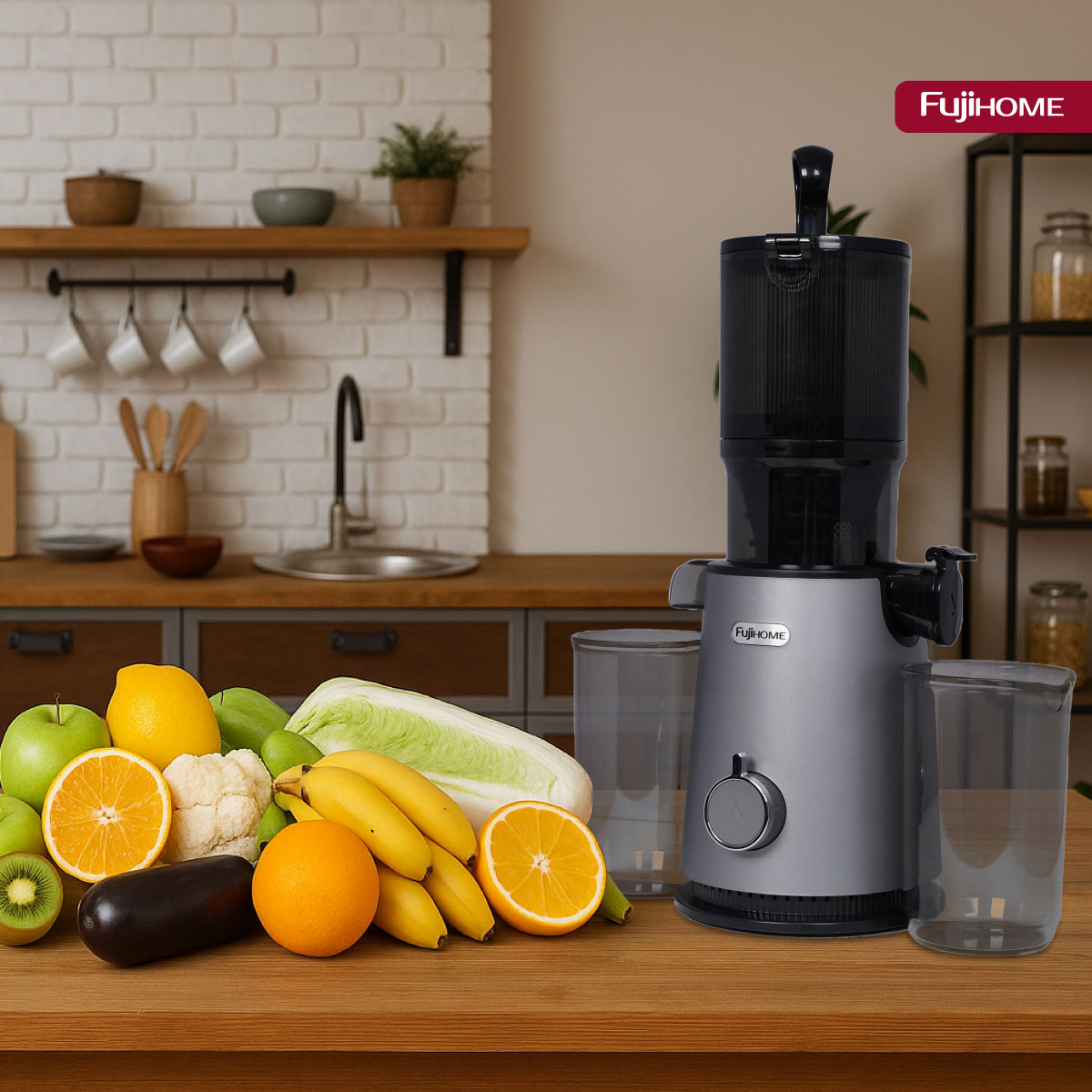 Hình ảnh chi tiết Máy ép chậm nguyên quả Fujihome SJ50C - Ảnh số 12