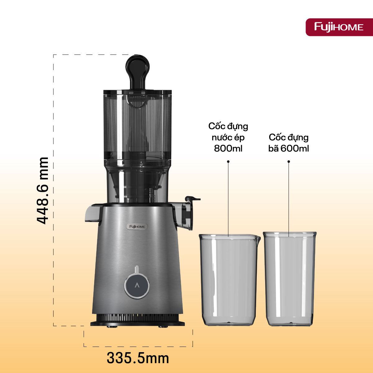 Hình ảnh chi tiết Máy ép chậm nguyên quả Fujihome SJ50C - Ảnh số 20