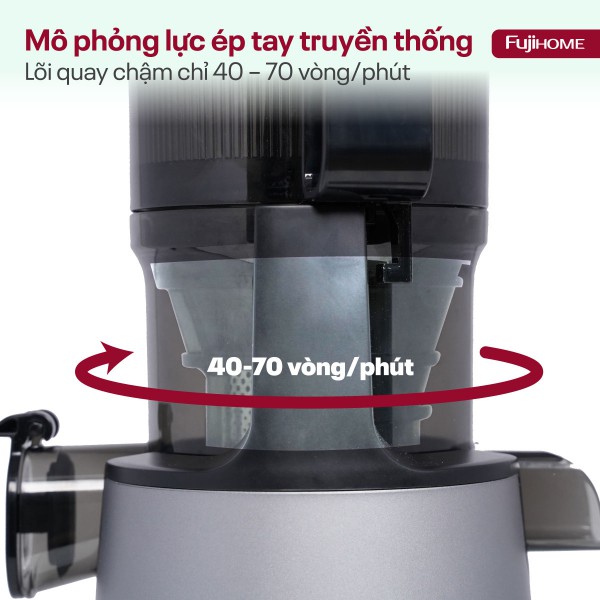 Hình ảnh chi tiết Máy ép chậm nguyên quả Fujihome SJ50C - Ảnh số 3