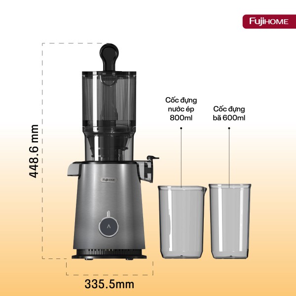 Hình ảnh chi tiết Máy ép chậm nguyên quả Fujihome SJ50C - Ảnh số 9