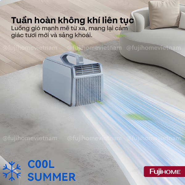 Hình ảnh chi tiết Máy điều hòa mini di động thông minh Fujihome PAC06-Pro - Ảnh số 2