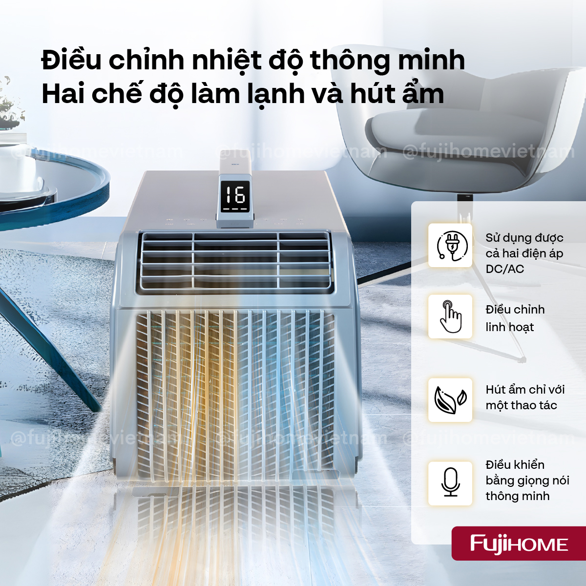 Hình ảnh chi tiết Máy điều hòa mini di động thông minh Fujihome PAC06-Pro - Ảnh số 27