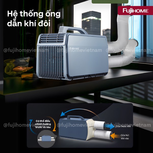 Hình ảnh chi tiết Máy điều hòa mini di động thông minh Fujihome PAC06-Pro - Ảnh số 7