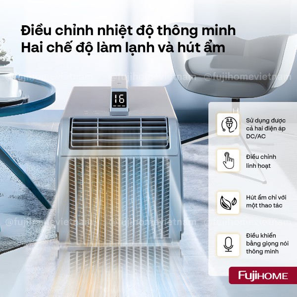 Hình ảnh chi tiết Máy điều hòa mini di động thông minh Fujihome PAC06-Pro - Ảnh số 8