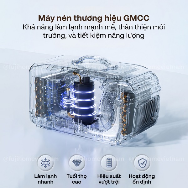 Hình ảnh chi tiết Máy điều hòa mini di động thông minh Fujihome PAC05 - Ảnh số 5