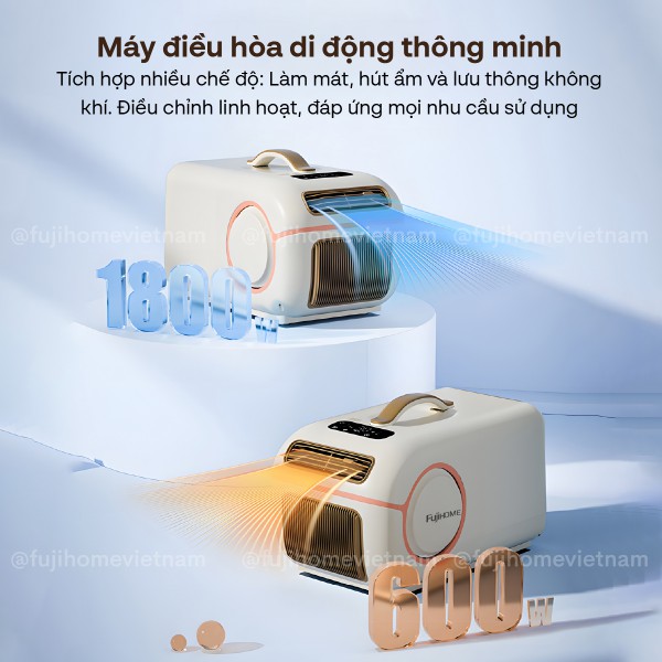 Hình ảnh chi tiết Máy điều hòa mini di động thông minh Fujihome PAC05 - Ảnh số 7
