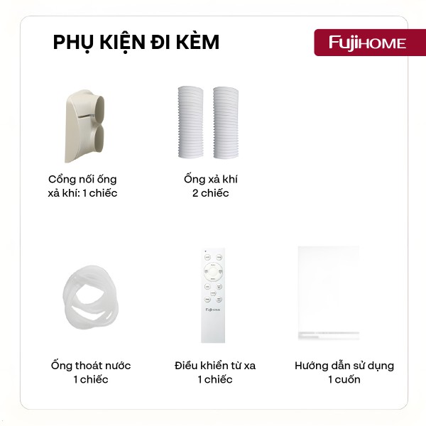 Hình ảnh chi tiết Máy điều hòa mini di động thông minh Fujihome PAC05 - Ảnh số 9