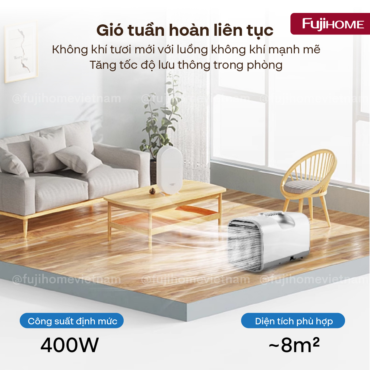 Hình ảnh chi tiết Máy điều hòa mini di động thông minh Fujihome PAC04 - Ảnh số 16