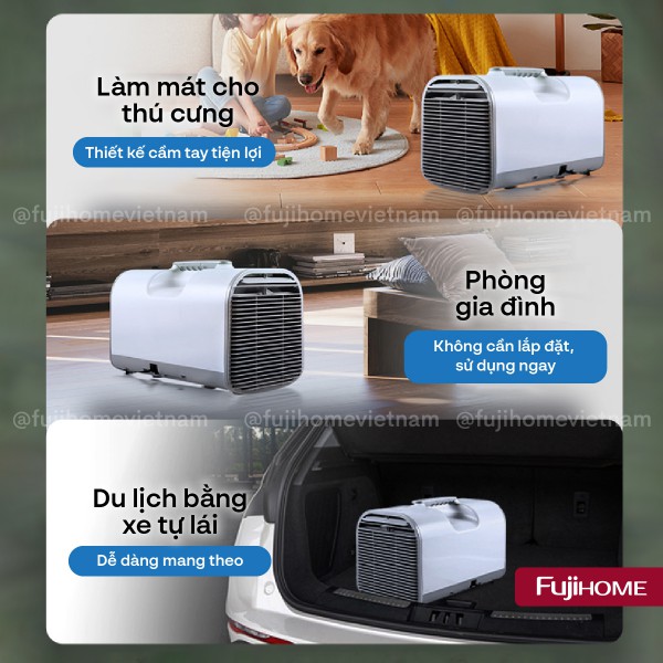 Hình ảnh chi tiết Máy điều hòa mini di động thông minh Fujihome PAC04 - Ảnh số 5
