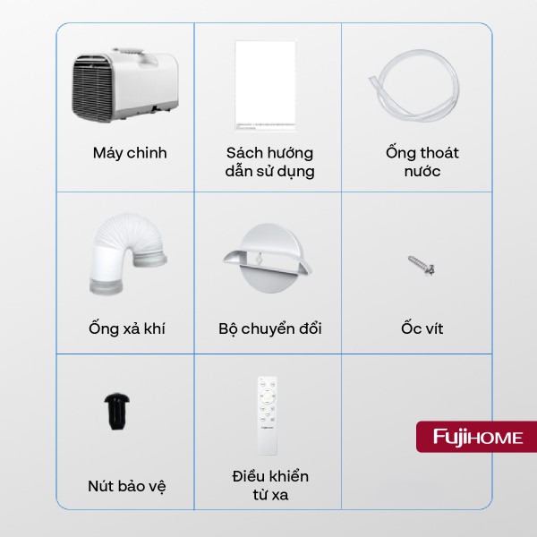 Hình ảnh chi tiết Máy điều hòa mini di động thông minh Fujihome PAC04 - Ảnh số 9