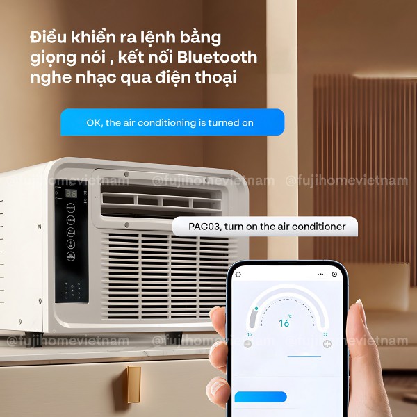 Hình ảnh chi tiết Máy điều hòa mini di động thông minh Fujihome PAC03 - Ảnh số 4