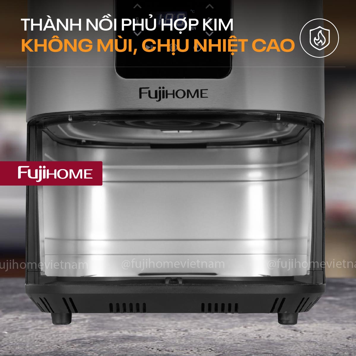 Hình ảnh chi tiết Nồi chiên không dầu Fujihome A10DG 10Lít - Dung tích 10L - Ảnh số 22