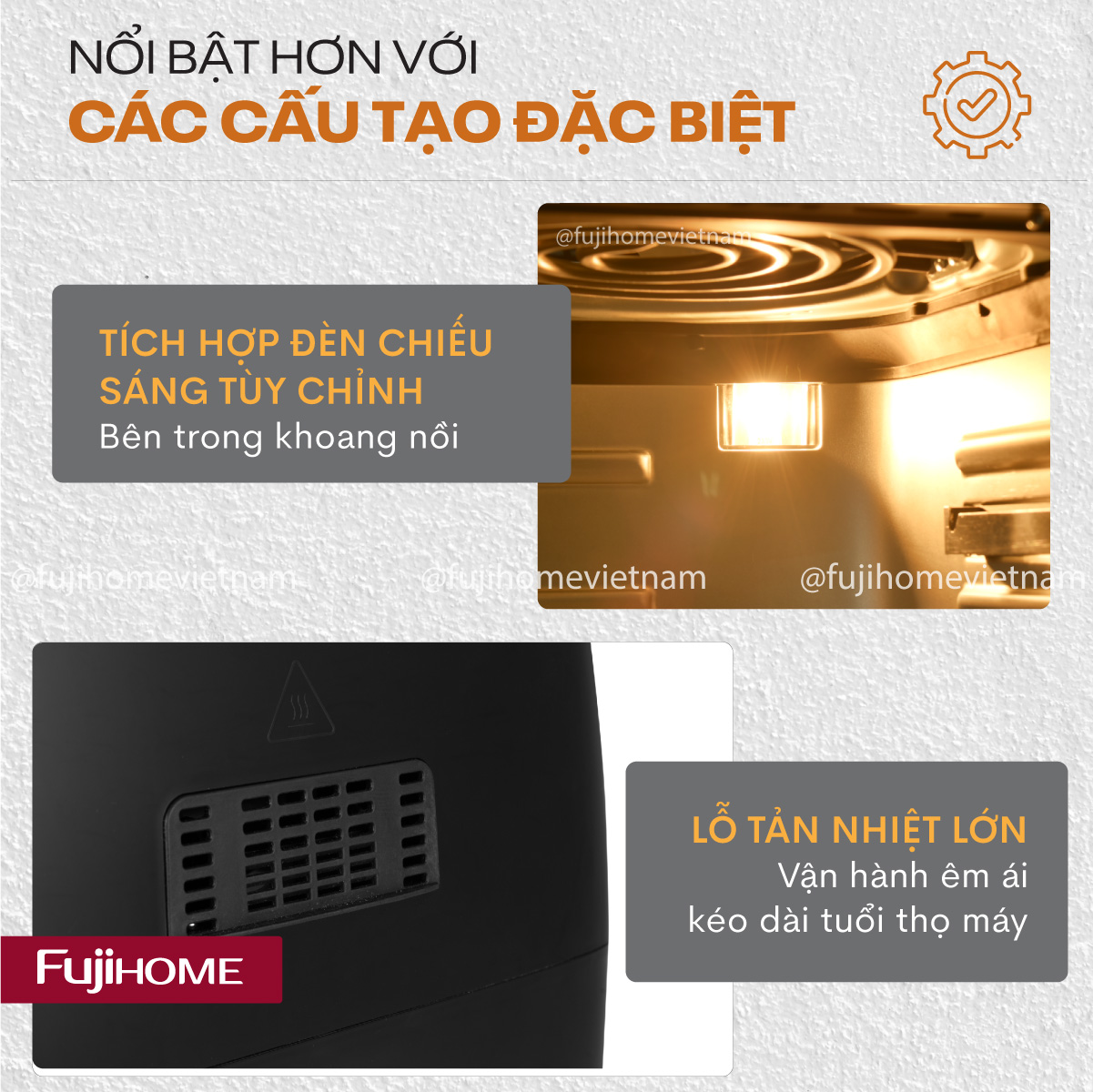 Hình ảnh chi tiết Nồi chiên không dầu Fujihome AA12DB 12Lít - Dung tích 12L - Ảnh số 25