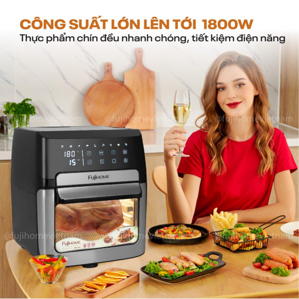 Hình ảnh chi tiết Nồi chiên không dầu Fujihome AA12DB 12Lít - Dung tích 12L - Ảnh số 5