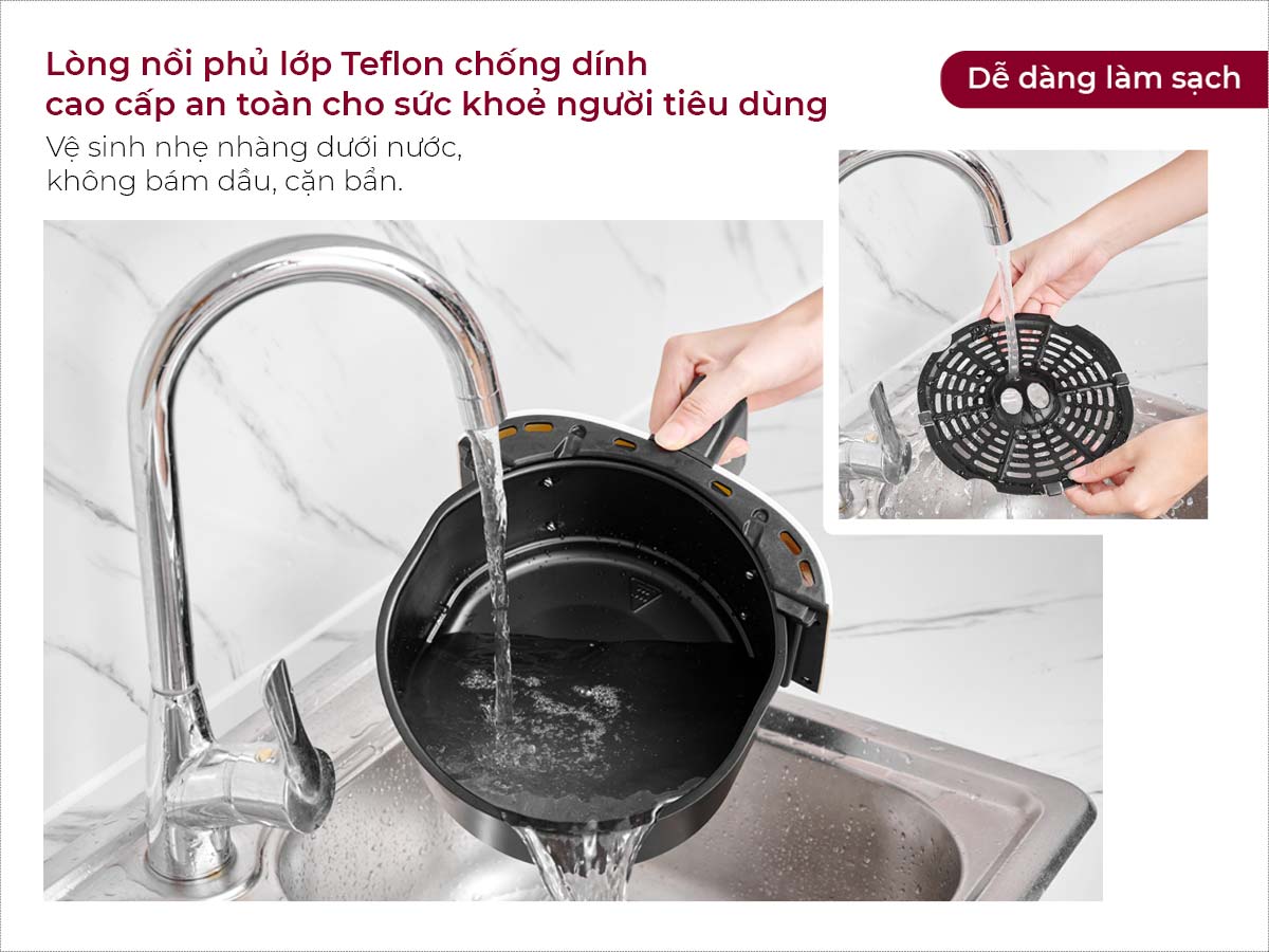 Hình ảnh chi tiết Nồi chiên không dầu Fujihome A4EB 4Lít - Dung tích 4L - Ảnh số 16