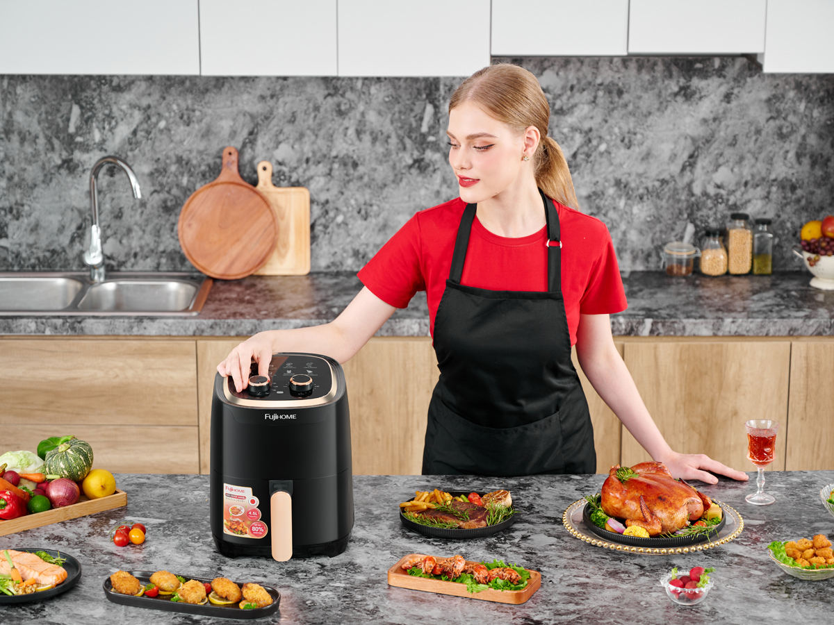 Hình ảnh chi tiết Nồi chiên không dầu Fujihome A4EB 4Lít - Dung tích 4L - Ảnh số 6