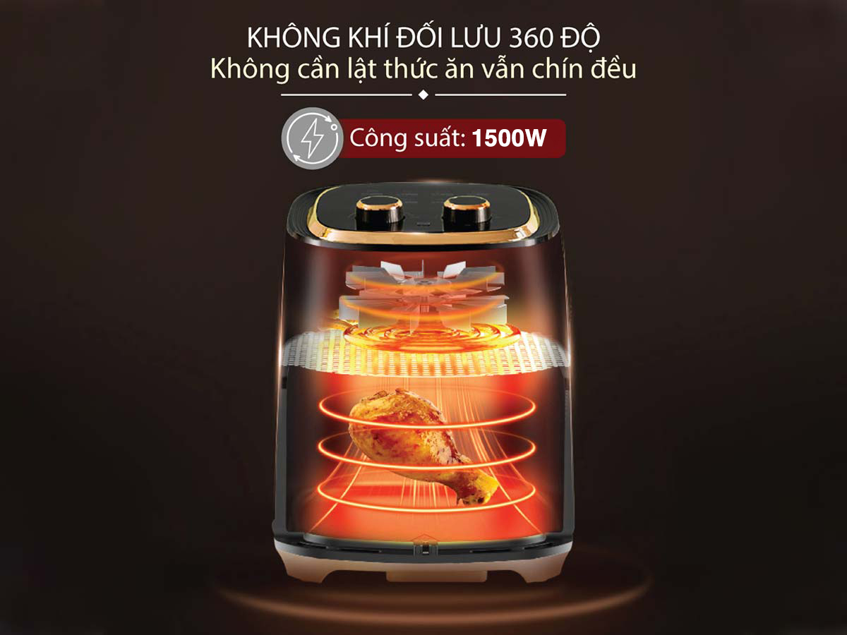 Hình ảnh chi tiết Nồi chiên không dầu Fujihome A4EB 4Lít - Dung tích 4L - Ảnh số 9