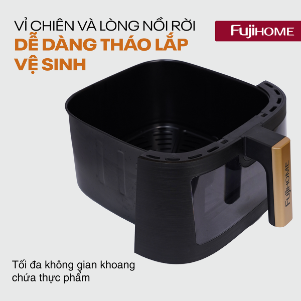Hình ảnh chi tiết Nồi chiên không dầu Fujihome A8DG1NEW 8Lít - Ảnh số 11