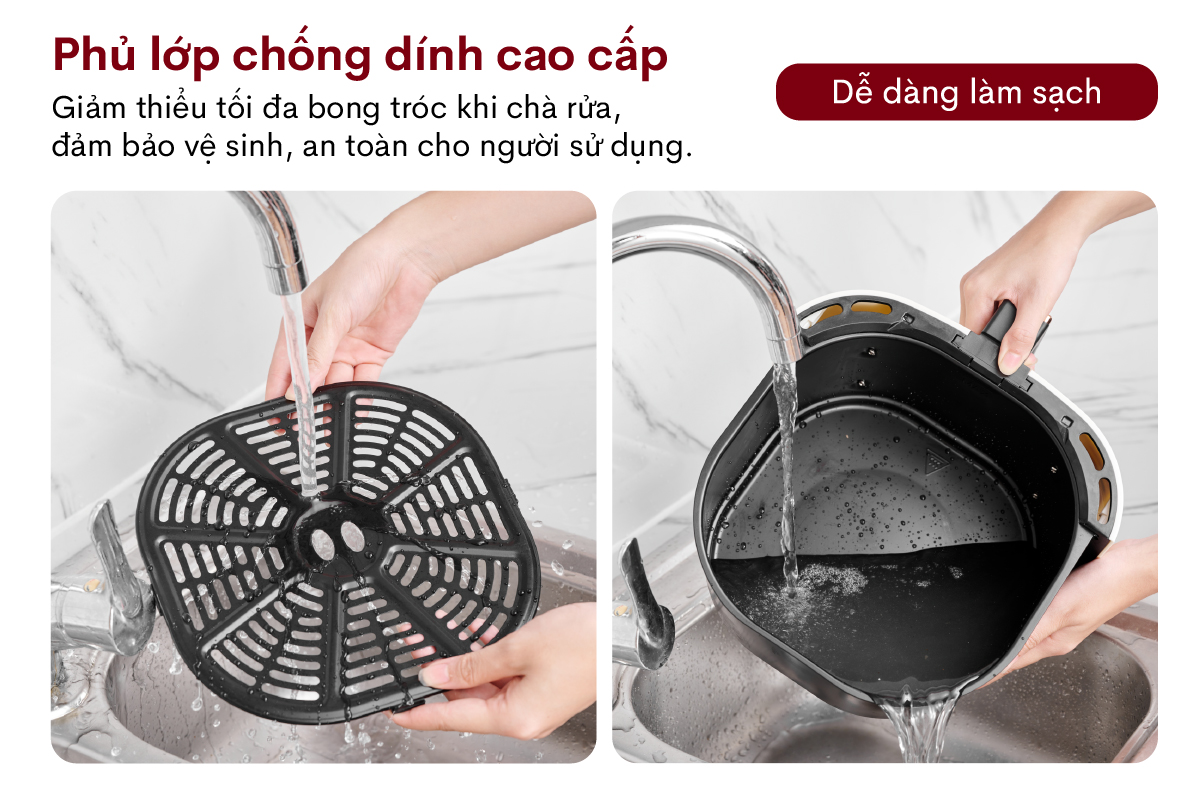 Hình ảnh chi tiết Nồi chiên không dầu Fujihome A6W - Dung tích 6.5L - Ảnh số 17