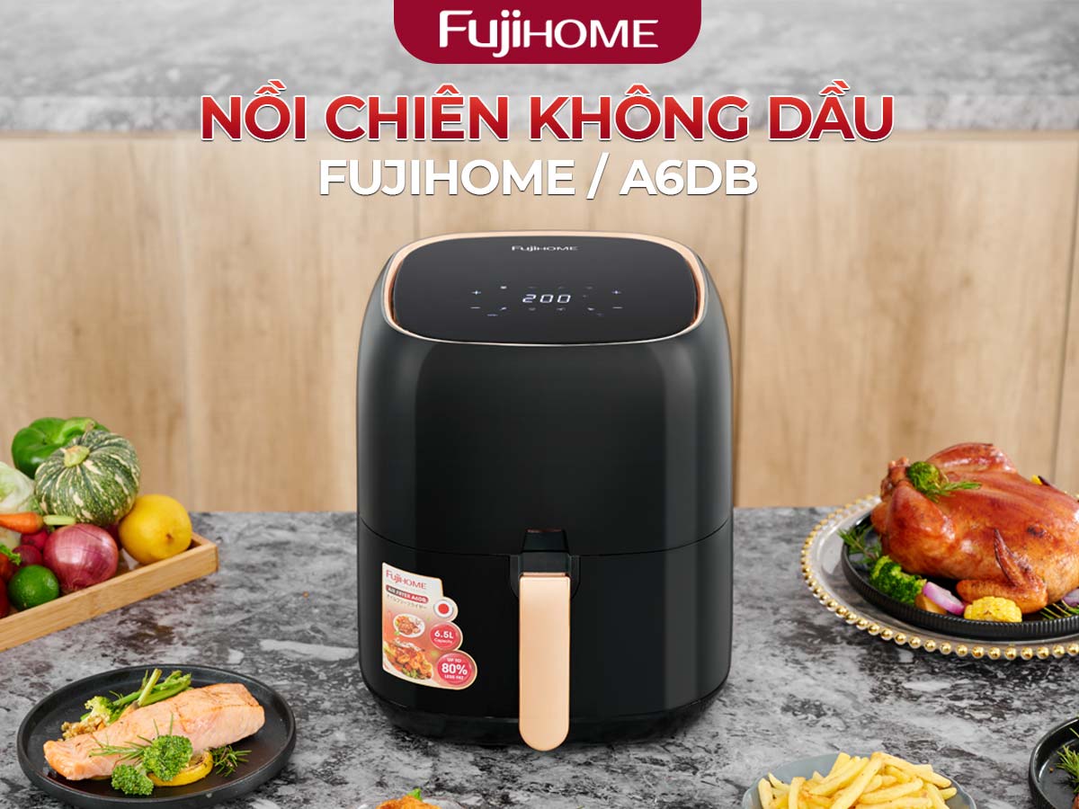 Hình ảnh chi tiết Nồi chiên không dầu Fujihome A6DB 6.5L t - Dung tích 6.5L - Ảnh số 7