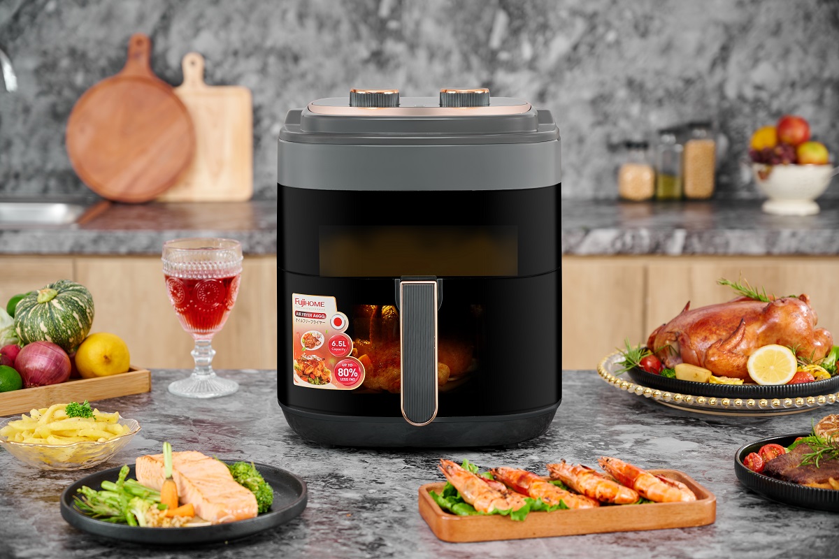 Hình ảnh chi tiết Nồi chiên không dầu Fujihome A6GG 6.5L t - Dung tích 6.5L - Ảnh số 12