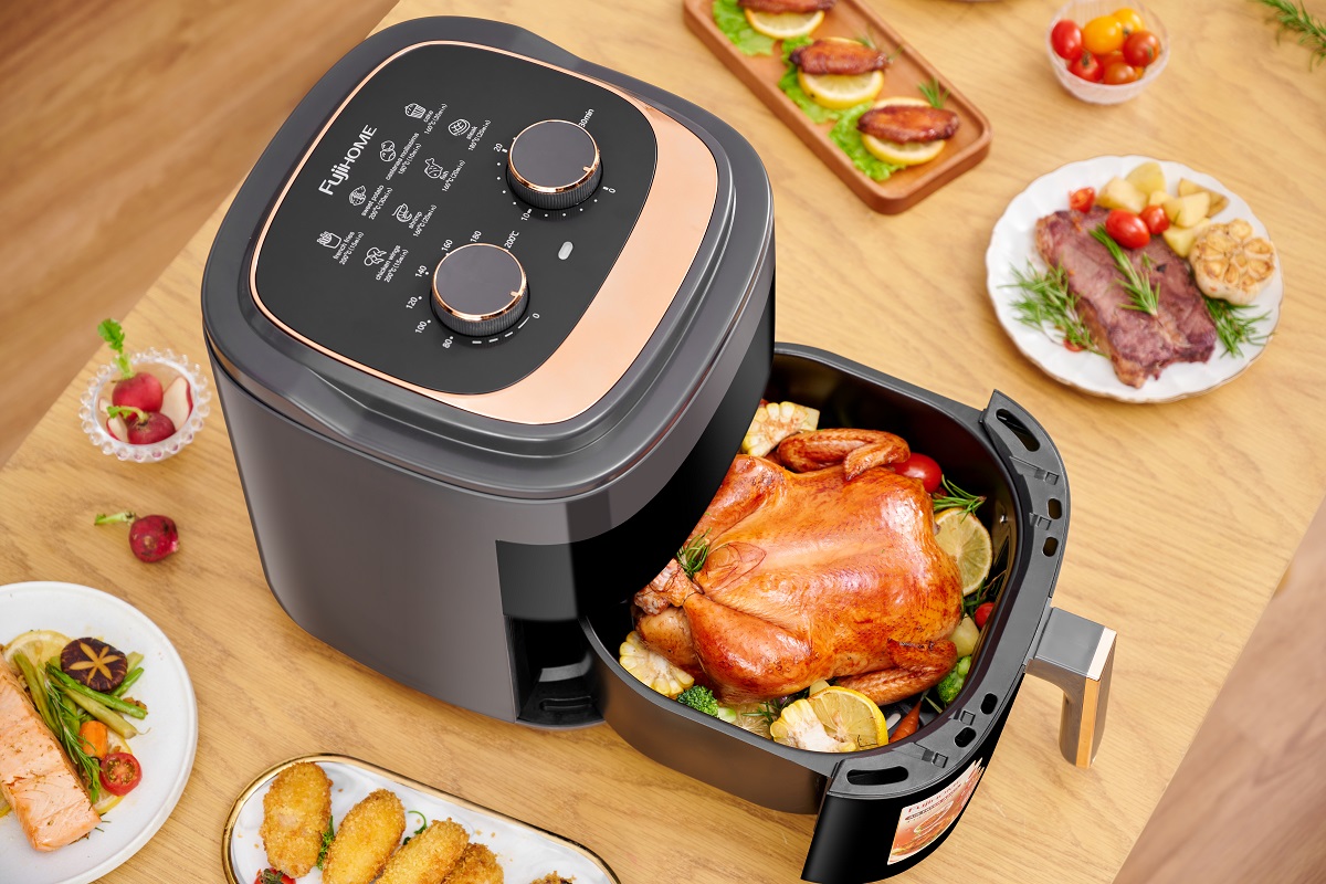 Hình ảnh chi tiết Nồi chiên không dầu Fujihome A6GG 6.5L t - Dung tích 6.5L - Ảnh số 14