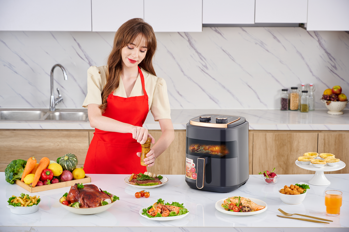 Hình ảnh chi tiết Nồi chiên không dầu Fujihome A5GG 5Lít - Dung tích 5L - Ảnh số 11