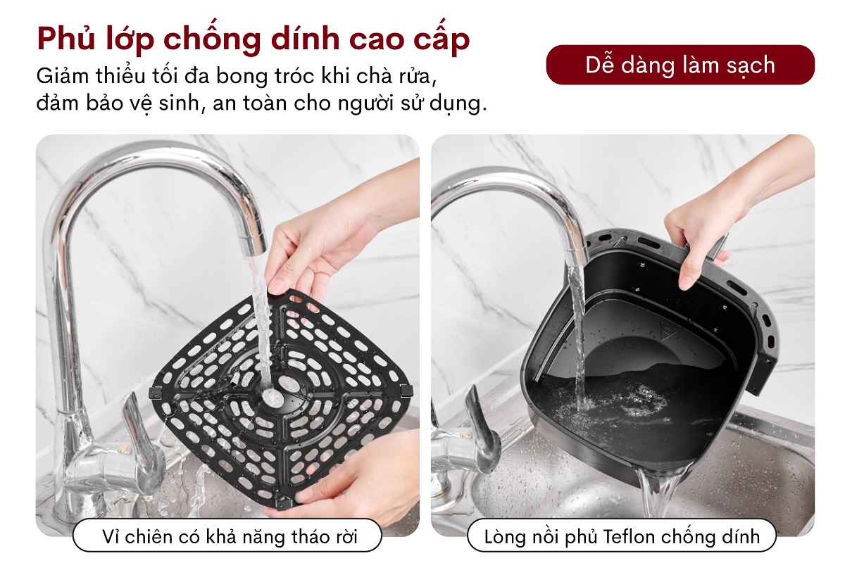 Hình ảnh chi tiết Nồi chiên không dầu Fujihome A5GG 5Lít - Dung tích 5L - Ảnh số 16
