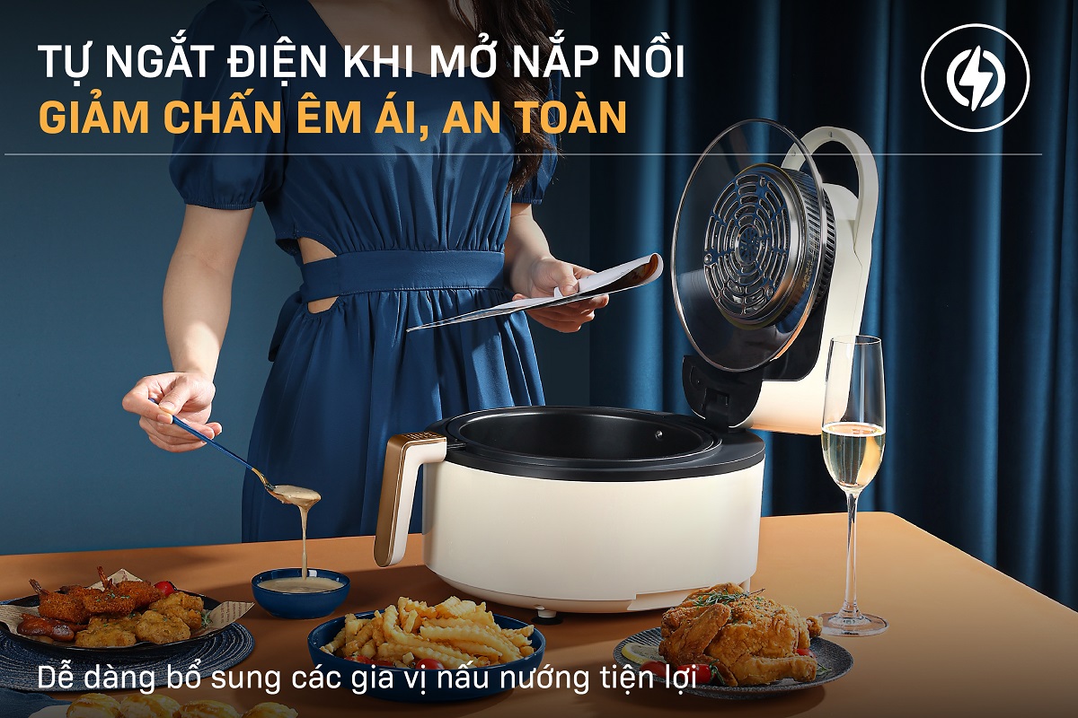 Hình ảnh chi tiết Nồi chiên không dầu Fujihome AG6 6Lít - Dung tích 6L - Ảnh số 14