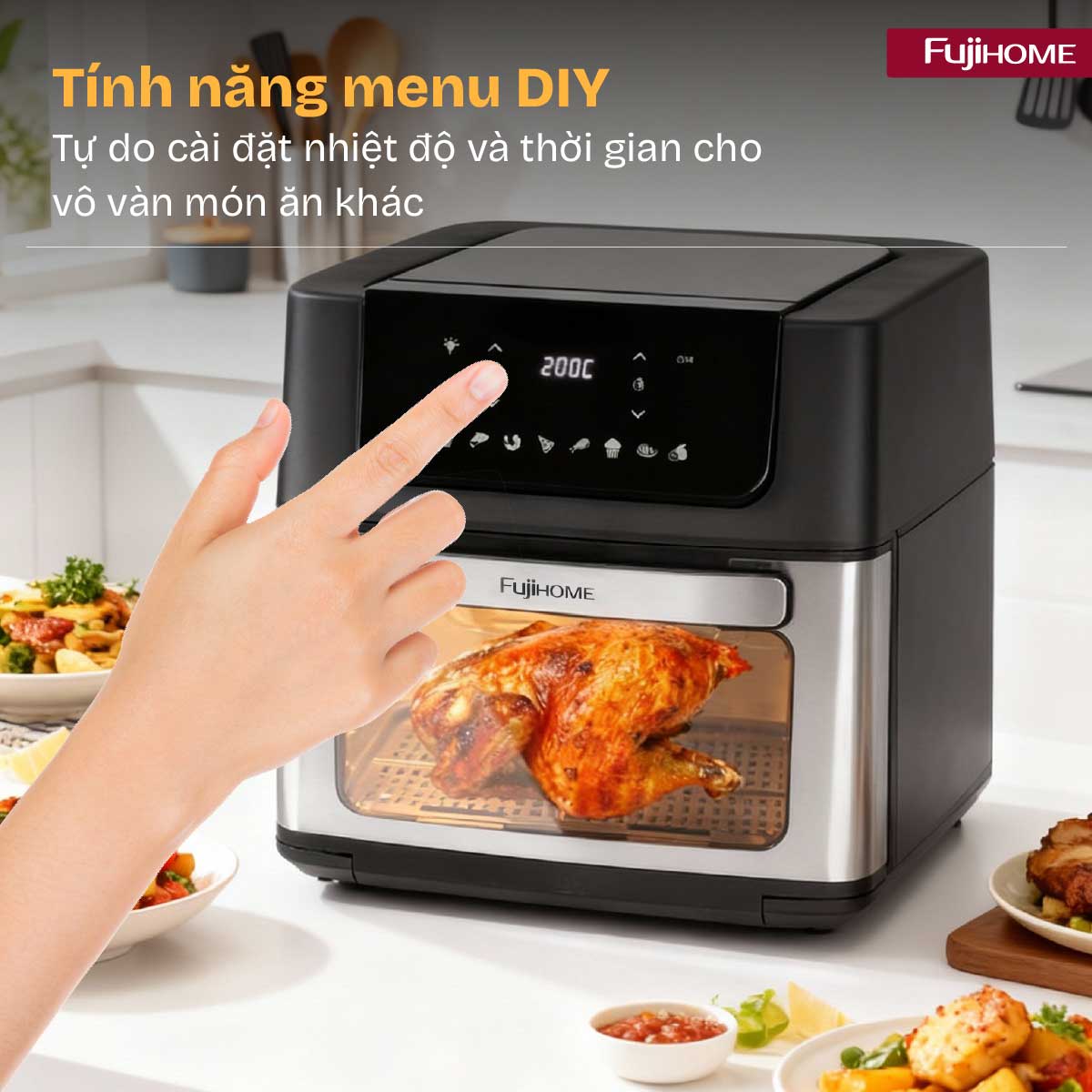 Hình ảnh chi tiết Nồi chiên không dầu Fujihome A16D ( 16 lit) - Ảnh số 20