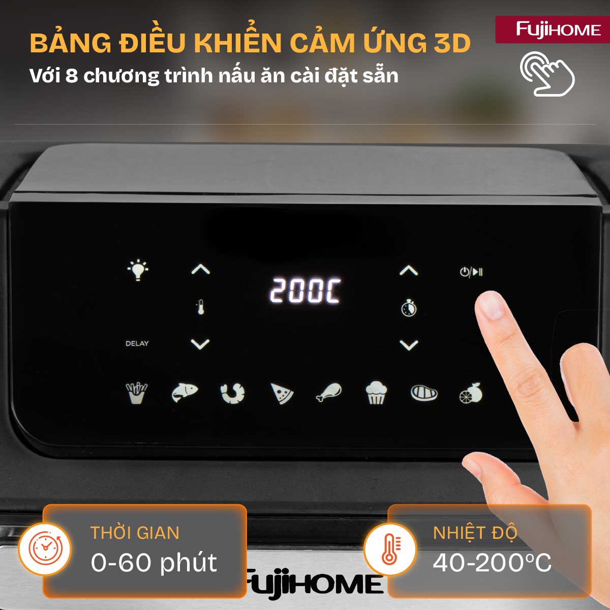 Hình ảnh chi tiết Nồi chiên không dầu Fujihome A16D ( 16 lit) - Ảnh số 25