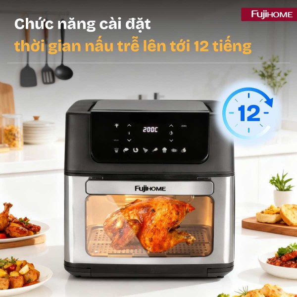 Hình ảnh chi tiết Nồi chiên không dầu Fujihome A16D ( 16 lit) - Ảnh số 5