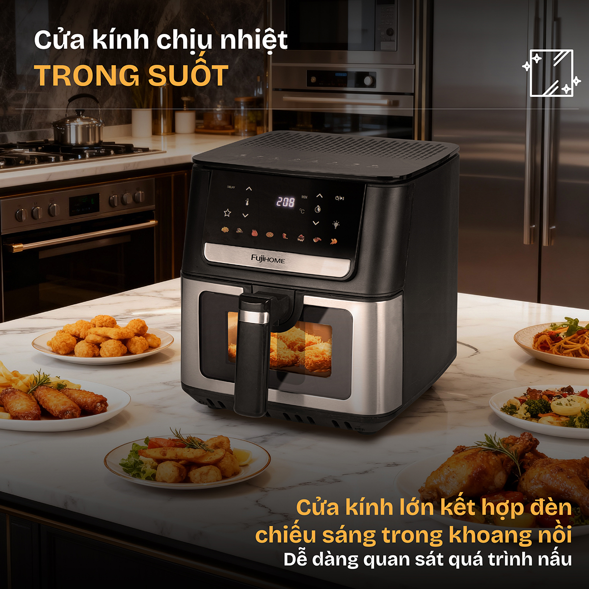 Hình ảnh chi tiết Nồi chiên không dầu Fujihome A7DH ( 7 lít) - Ảnh số 17